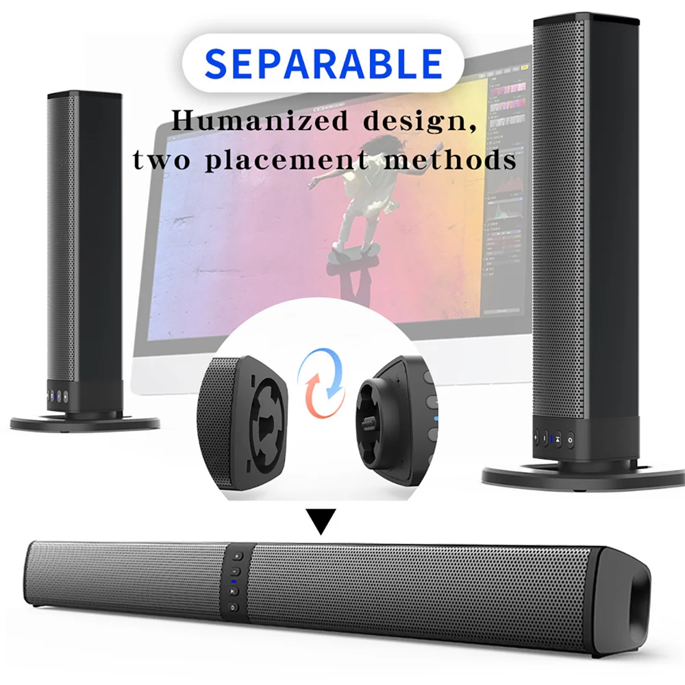 Soundbar Bluetooth Home - Wireless Bluetooth TV Sound Bar 2