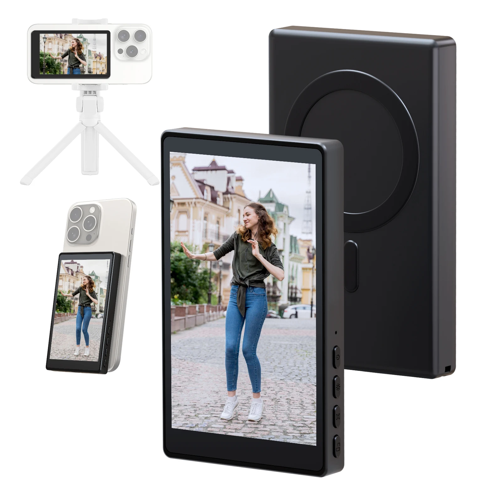 Home Cinema Wireless - Wireless Monitor Rear Camera Screen Smartphone