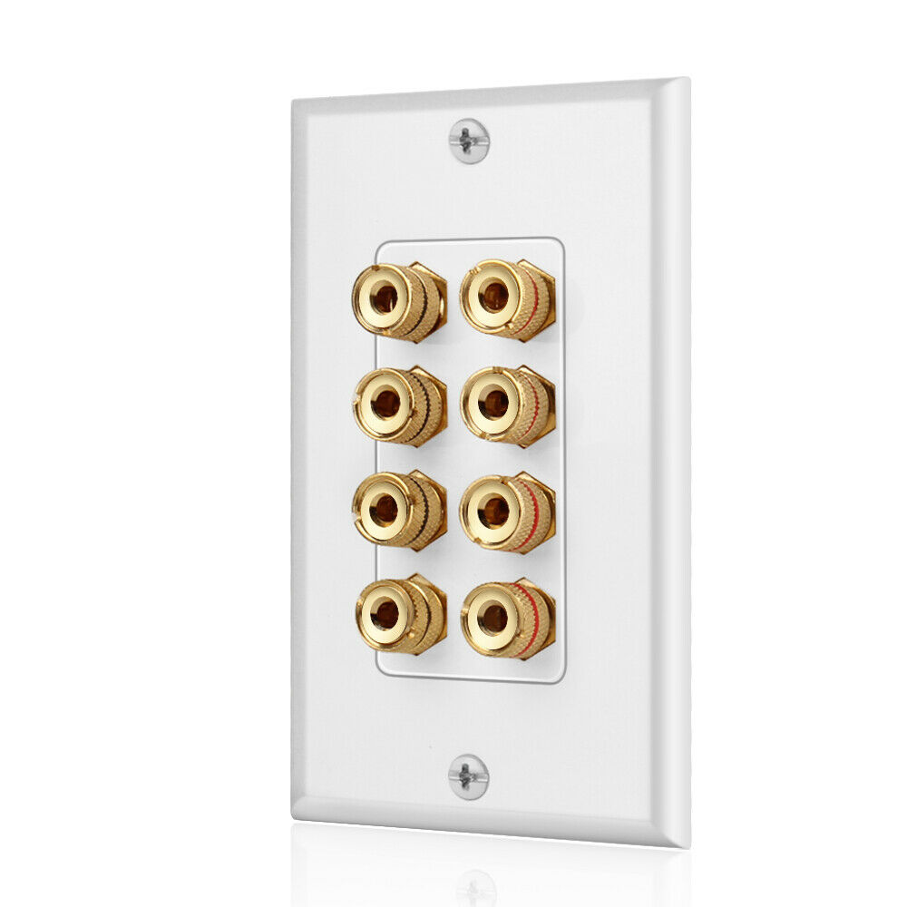 Home Cinema Theatre - A68Z 8 Posts Speaker Wall Plate