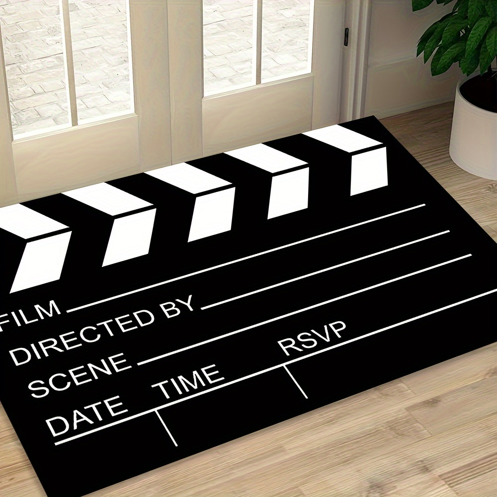 Home Cinema Hall - VIKAMA Film Director's Clapperboard Creative Rug