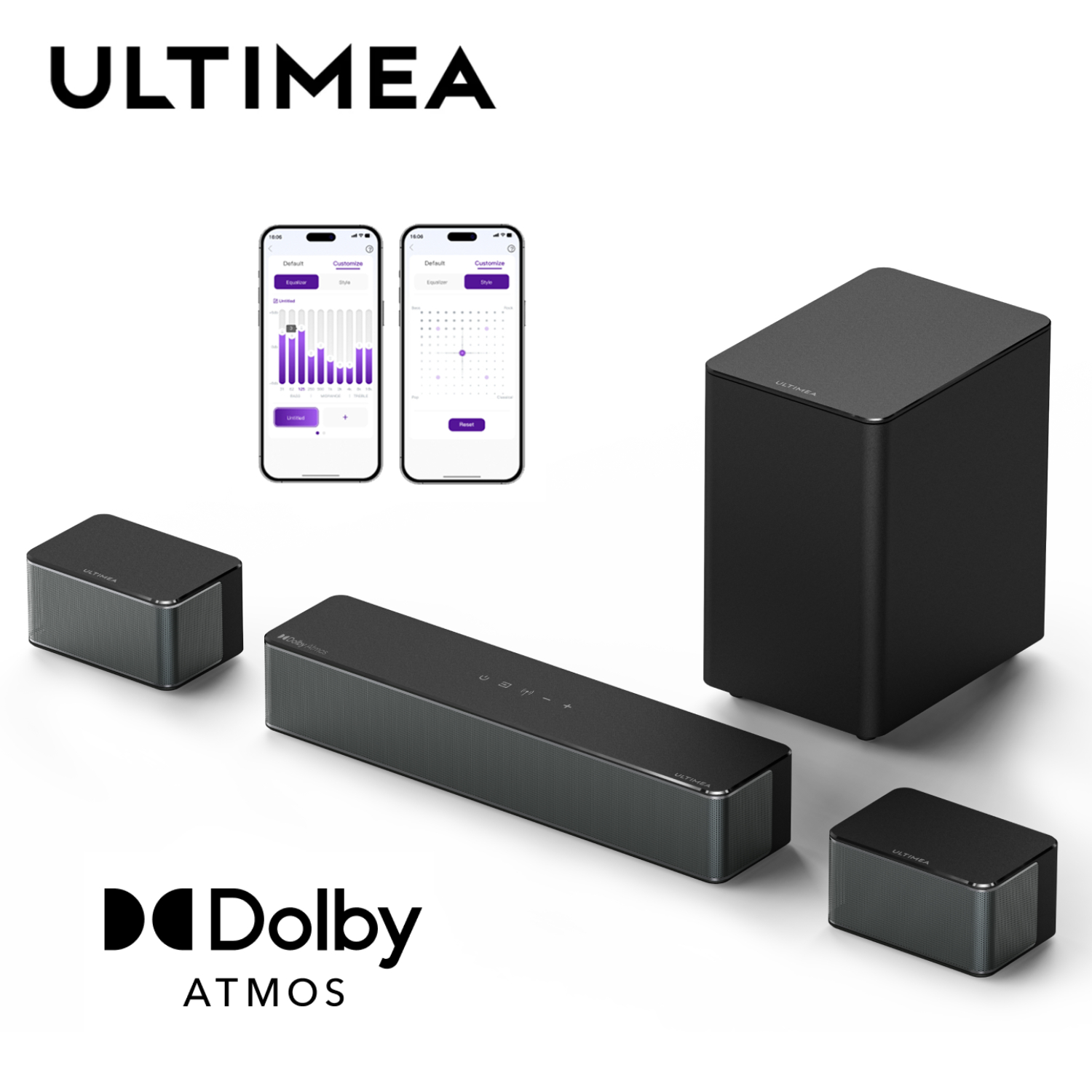 Home Cinema Atmos - ULTIMEA Poseidon M4T Soundbar 5.1 Channel