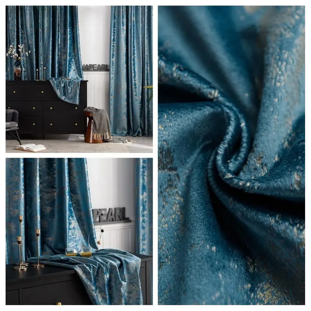 Blackout Curtain Thick - Luxurious velvet thick curtains in the