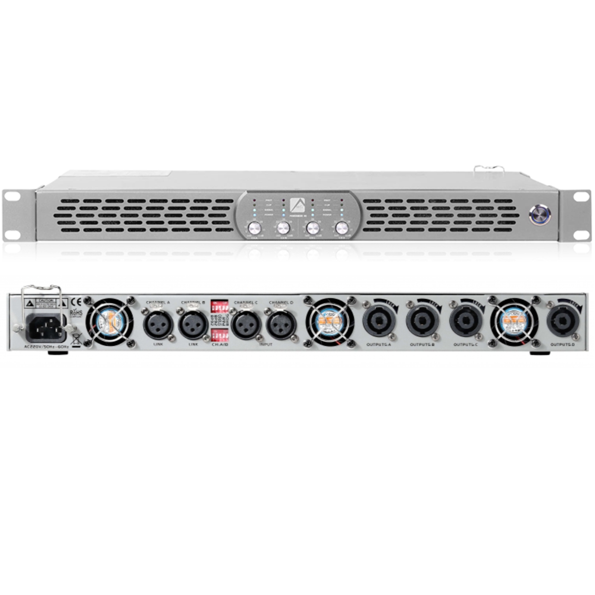 1U Digital Power Amplifier 4Ch - Home Cinema Hall recension och pris