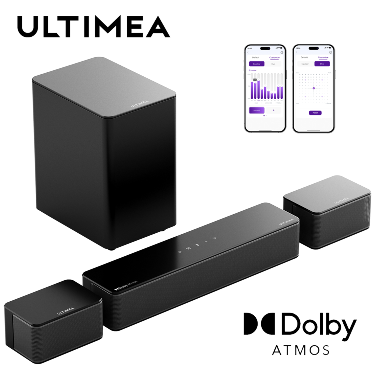 ULTIMEA 5.1 Soundbar with Dolb - Home Cinema Atmos recension och pris