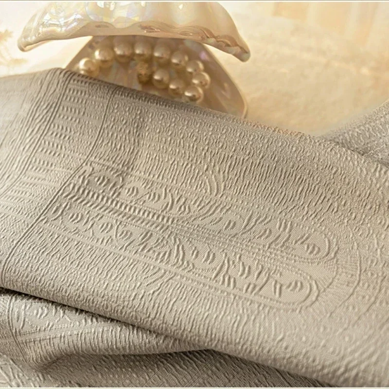 French Relief Embroidered Luxu - Blackout Curtain Thick recension och pris