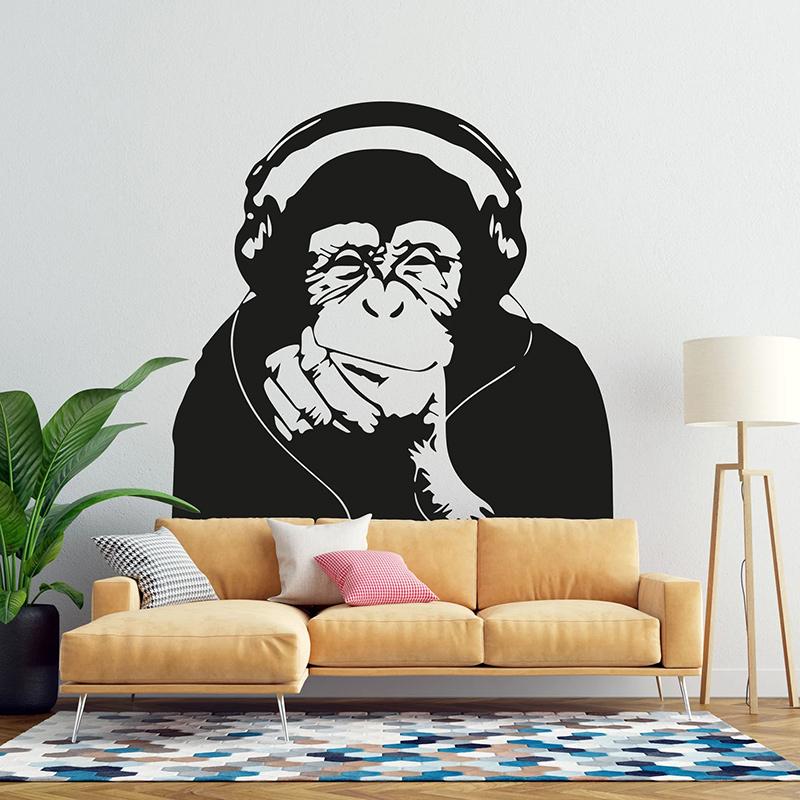 Banksy Thinking Monkey Vinyl W - Home Cinema Room recension och pris