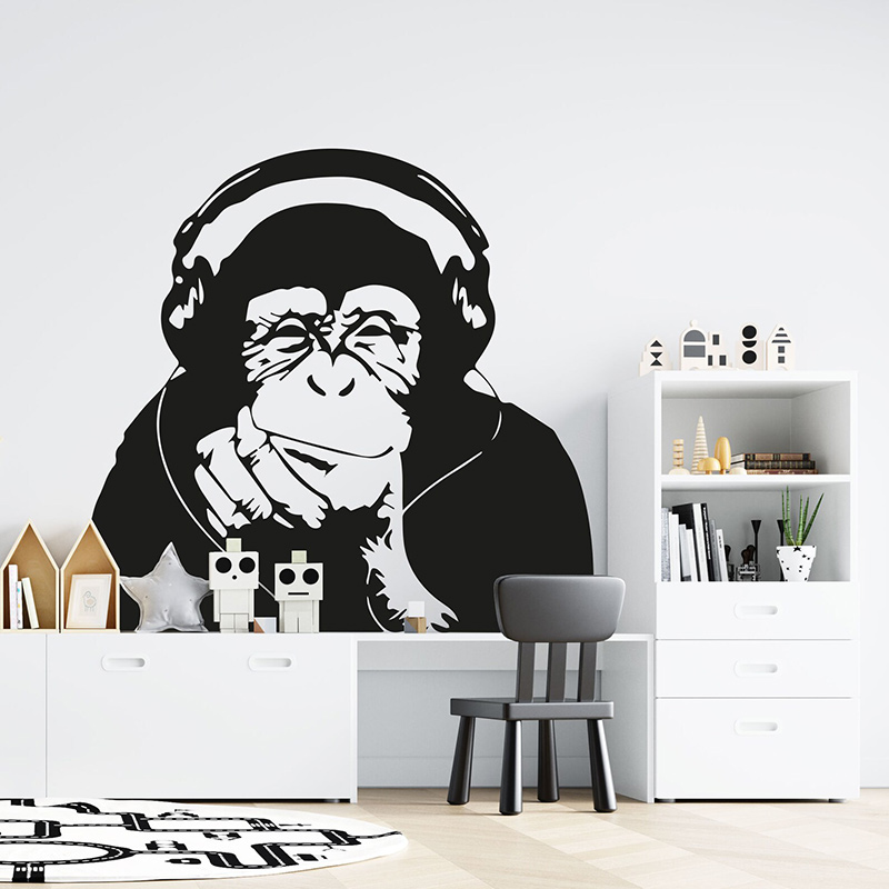 Banksy Thinking Monkey Vinyl W - Home Cinema Room recension och pris