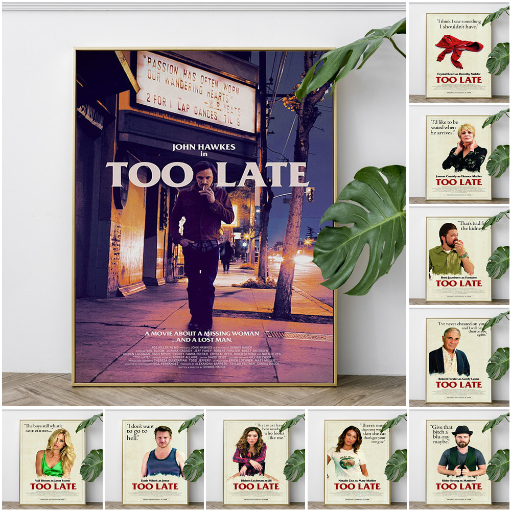 Too Late Drama Film Art Print  - Home Cinema The Drama recension och pris