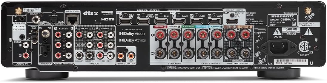 Marantz Cinema 70S 7.2-Ch Rece - Home Cinema Room recension och pris