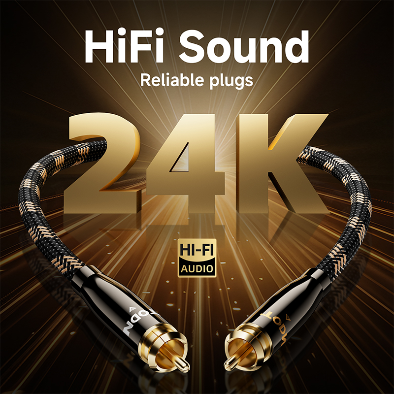 TODN RCA Cable HiFi Stereo 3.5 - Home Cinema Hall recension och pris