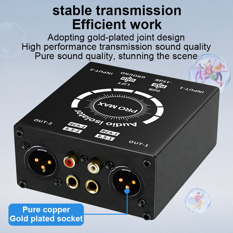 3Pin XLR/RCA/TS/TRS Ground Loo - Home Cinema Theatre recension och pris