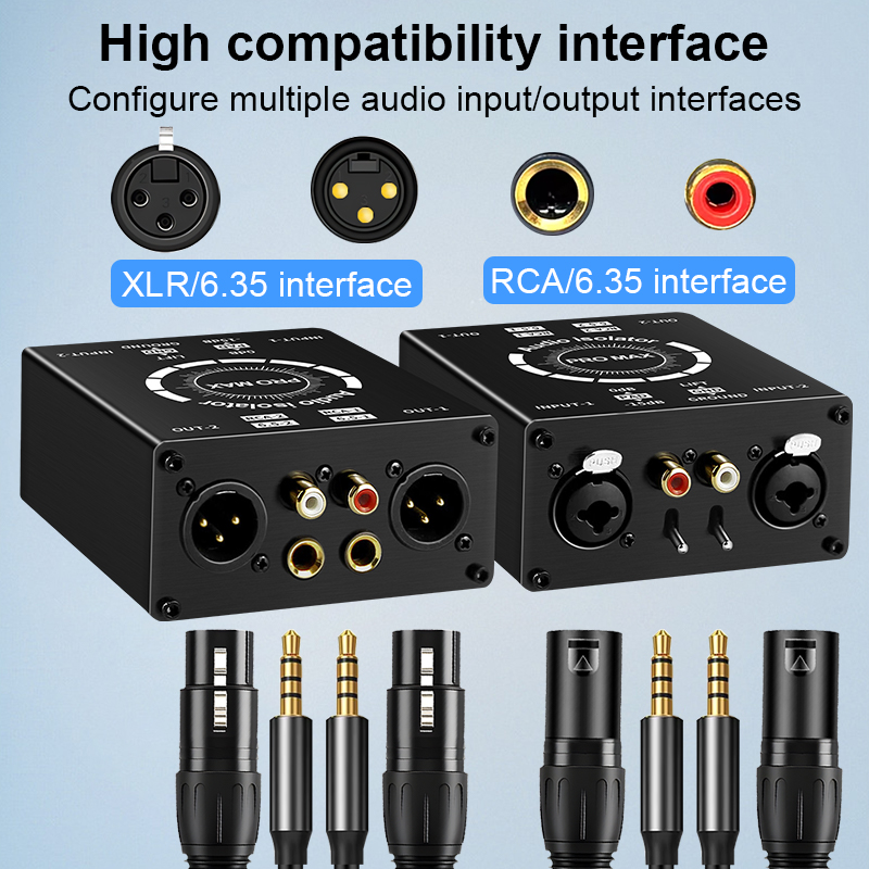 3Pin XLR/RCA/TS/TRS Ground Loo - Home Cinema Theatre recension och pris