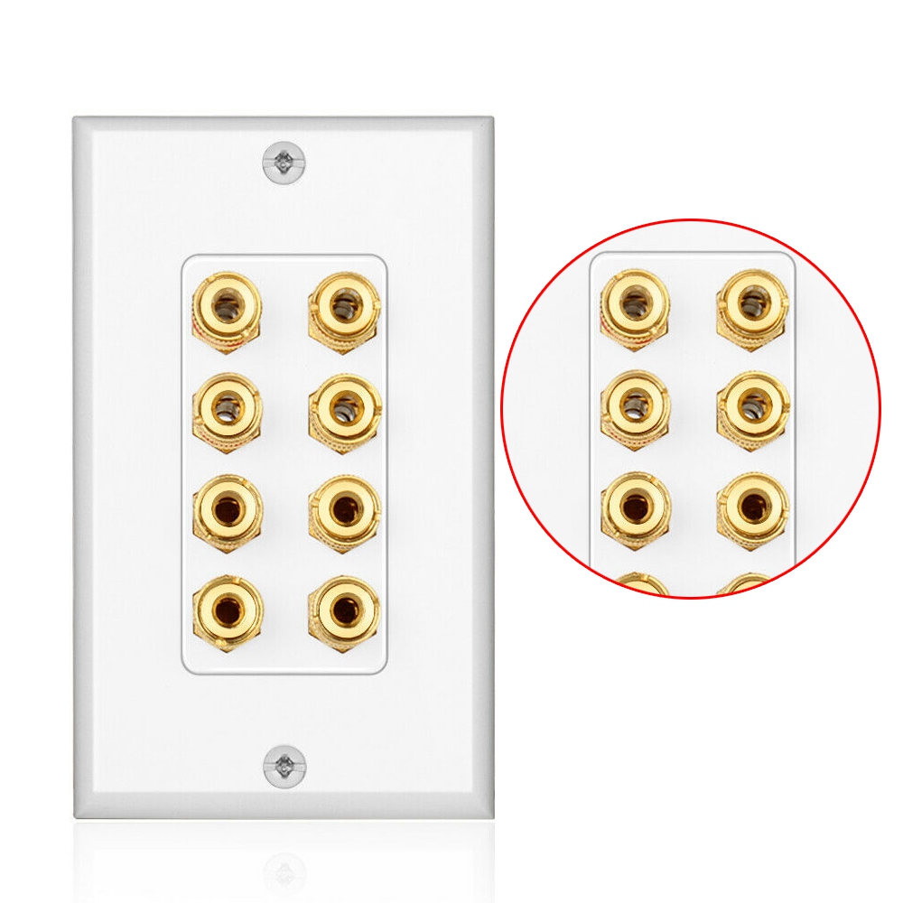 A68Z 8 Posts Speaker Wall Plat - Home Cinema Theatre recension och pris