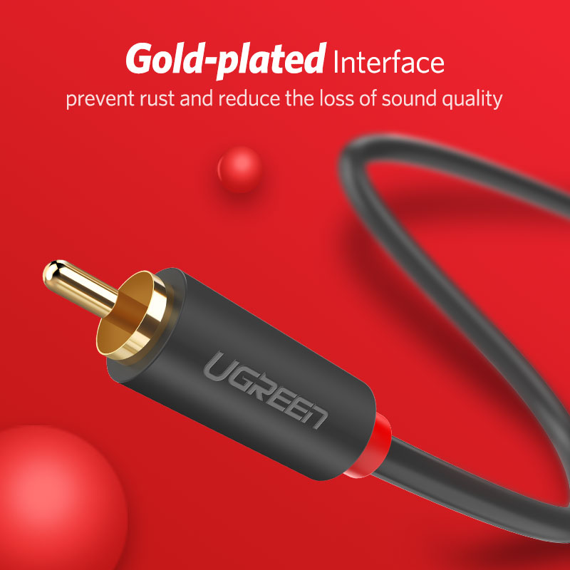 UGREEN 2RCA to 2 RCA Male to M - Home Cinema Hall recension och pris