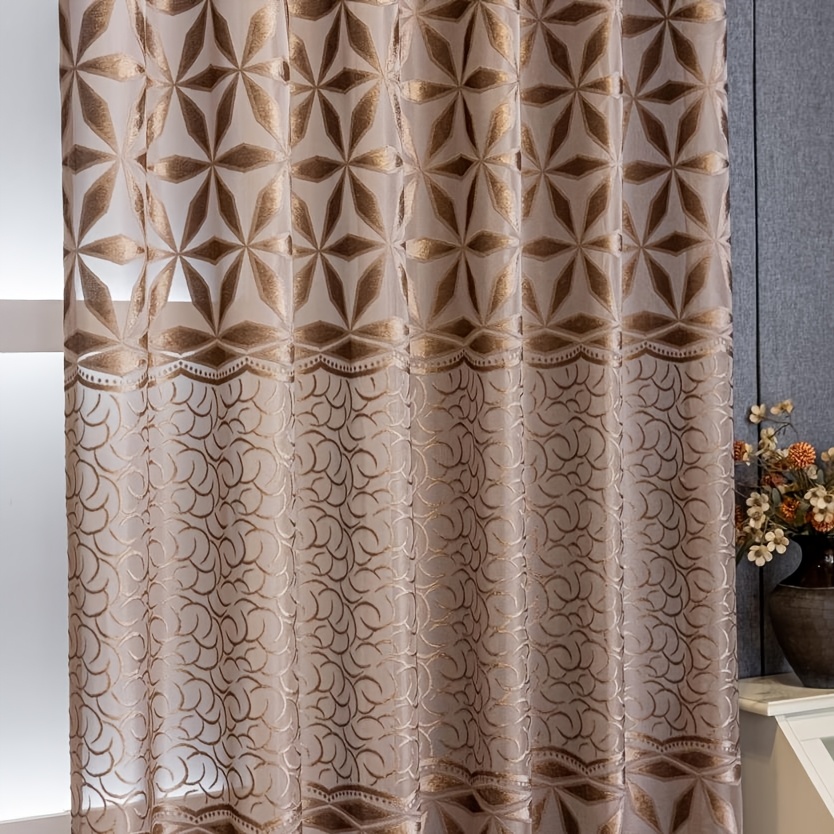 1PC Luxury European Geometric  - Blackout Curtain Thick recension och pris