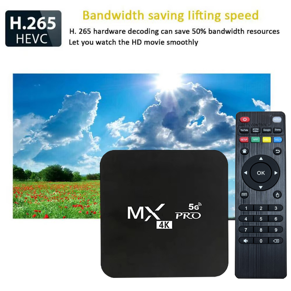 MX-Pro Smart TV Box 4K HD Andr - Home Cinema Atmos recension och pris