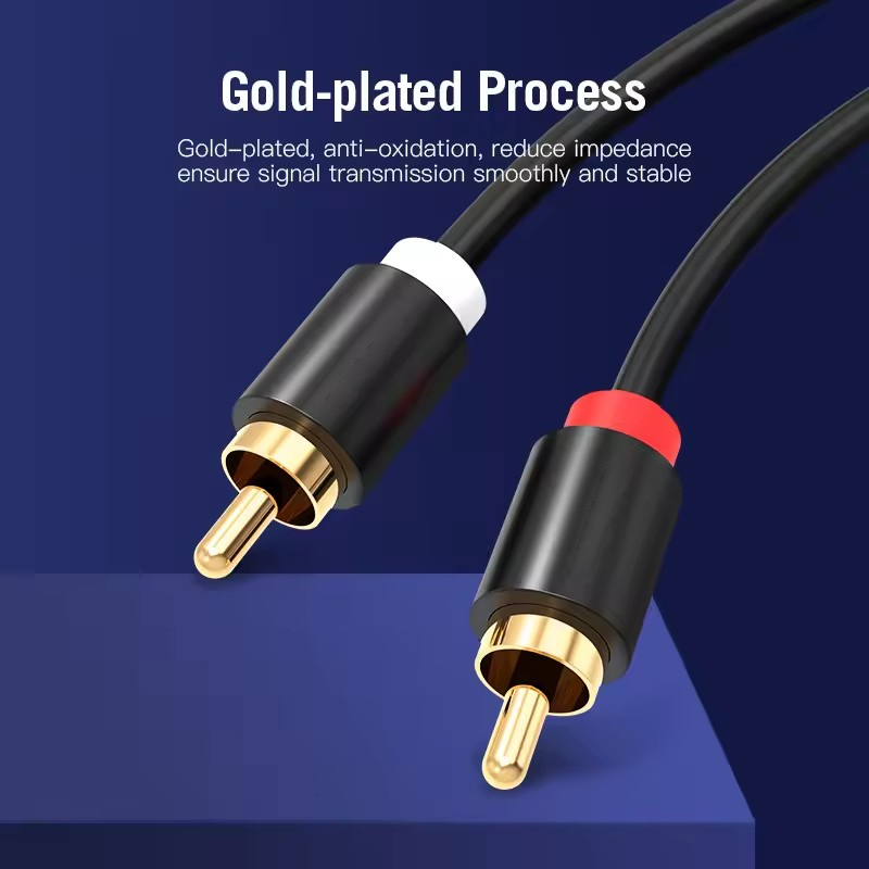 HIFI Stereo RCA Cable 2RCA to  - Home Cinema Hall recension och pris