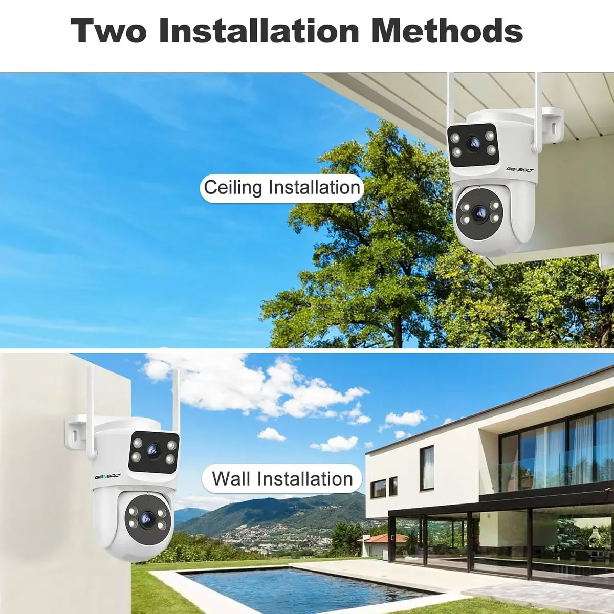GENBOLT PTZ WiFi Security Came - Home Cinema System recension och pris