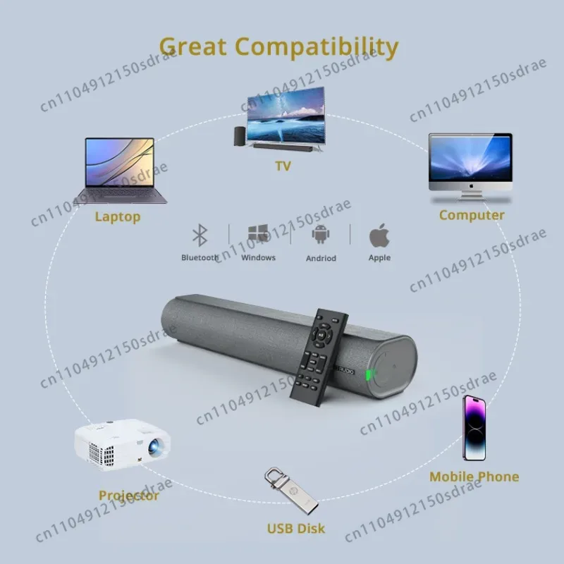 Bestisan Home Theater TV Sound - Soundbar Bluetooth Home recension och pris
