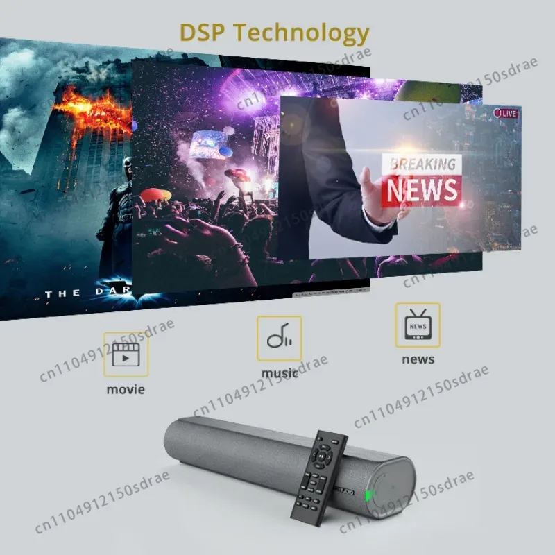 Bestisan Home Theater TV Sound - Soundbar Bluetooth Home recension och pris