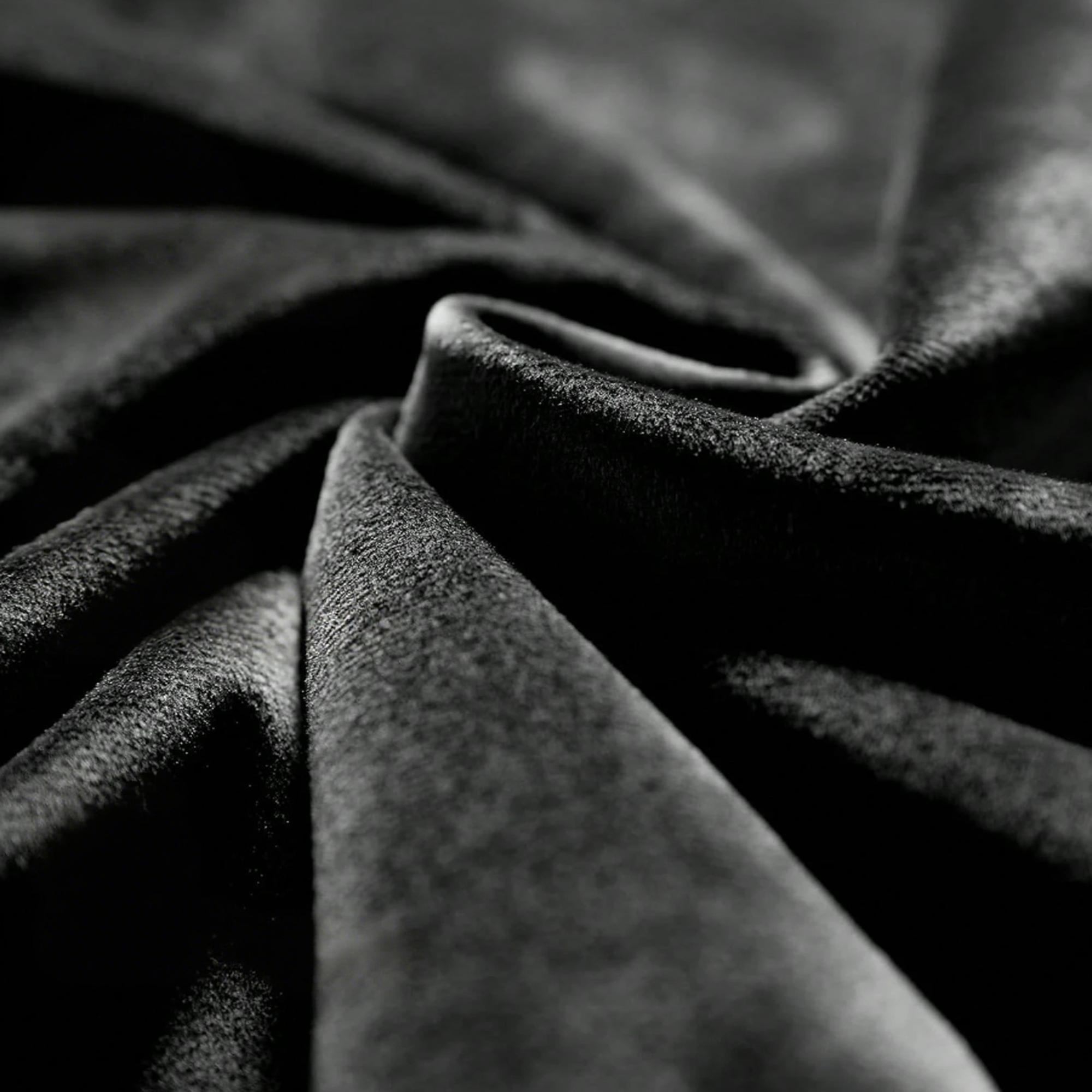 1pc Black Velvet Blackout Curt - Blackout Curtain Thick recension och pris