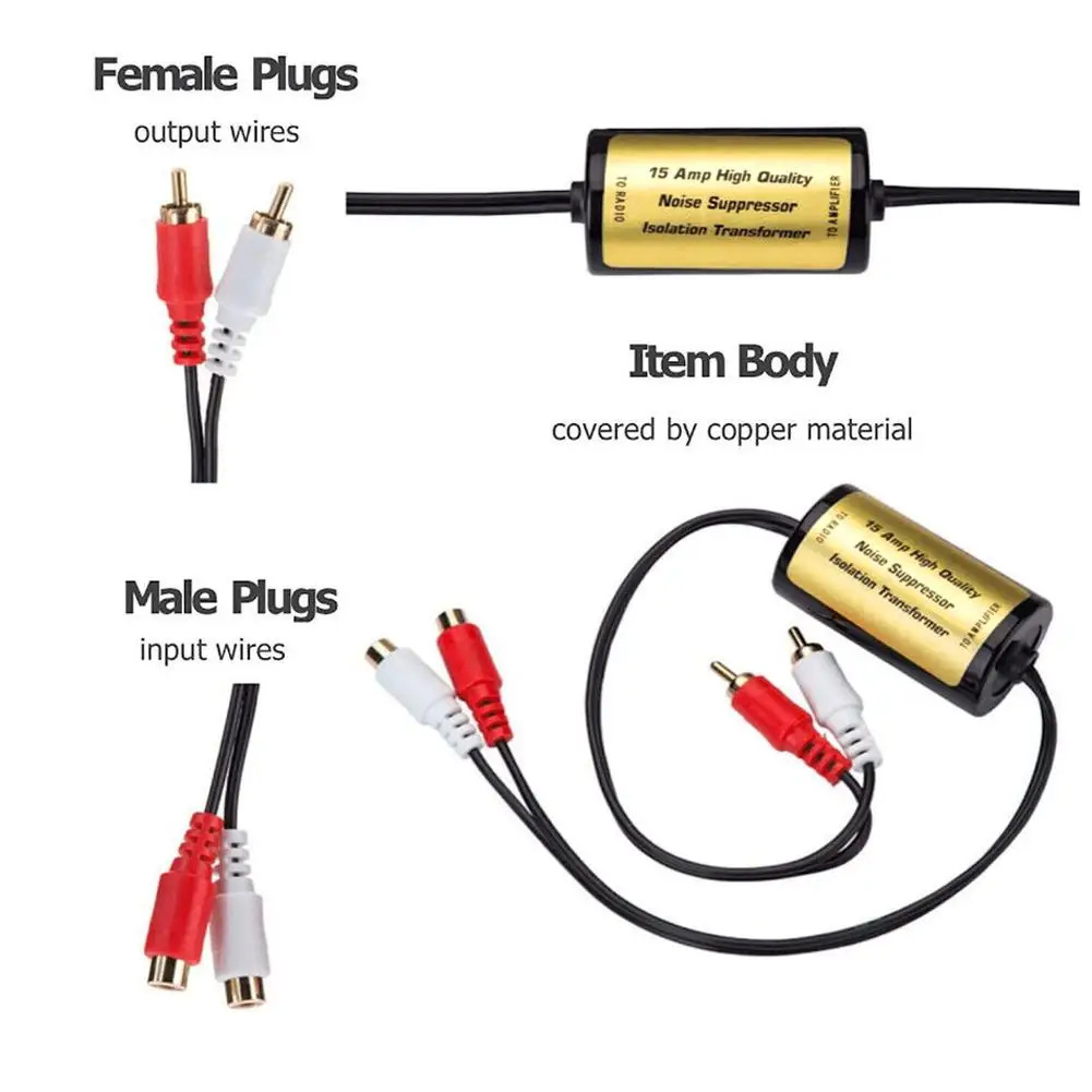 Audio Noise Filter Ground Loop - Home Cinema System recension och pris