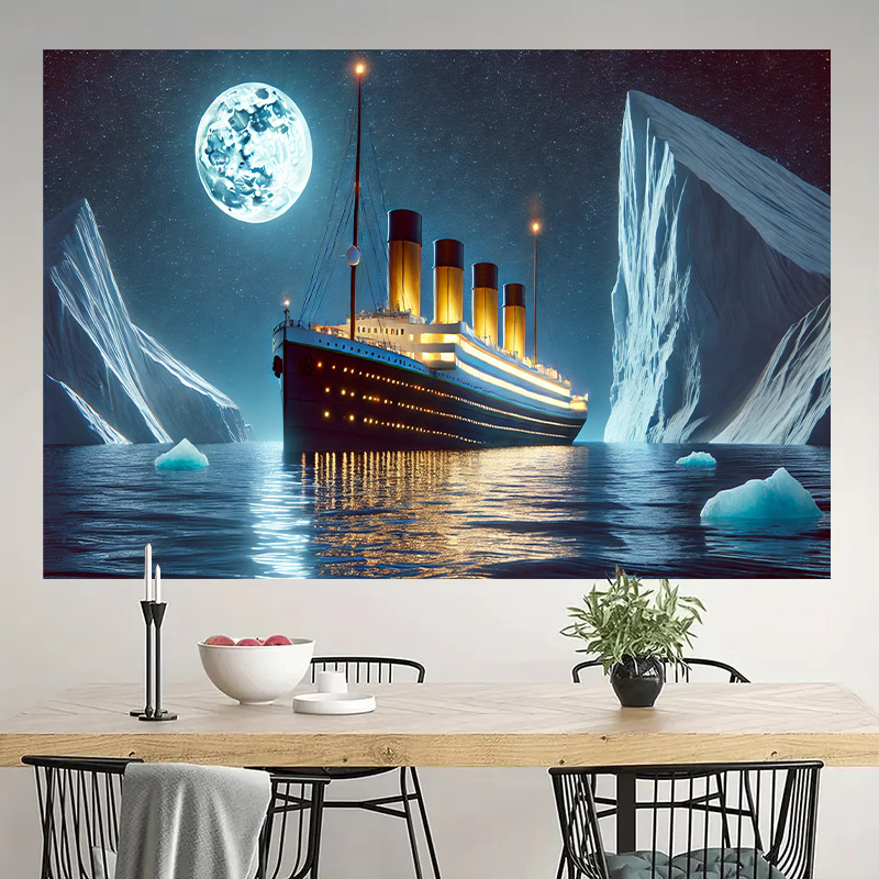 Titanic Ship Iceberg Moonlight - Home Cinema The Drama recension och pris