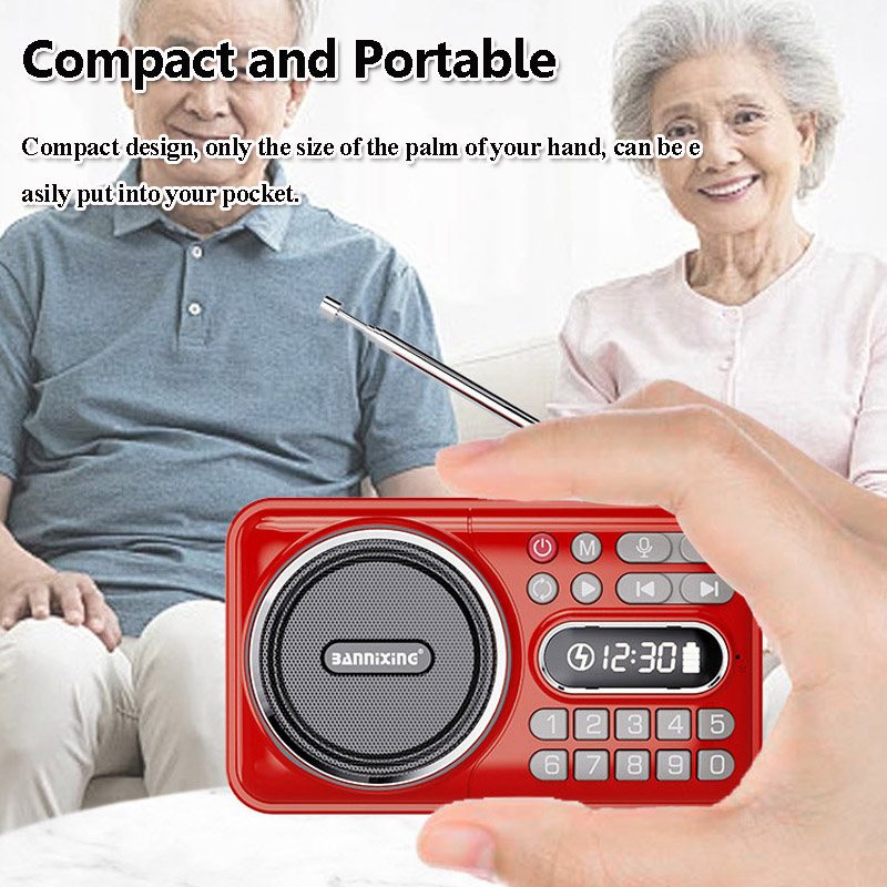 Mini Pocket FM Radio Best Rece - Soundbar Bluetooth Home recension och pris