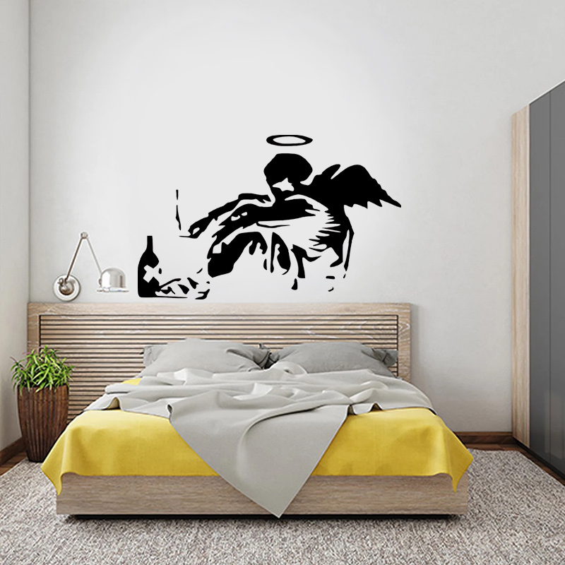 Banksy Fallen Angel Graffiti W - Home Cinema Room recension och pris