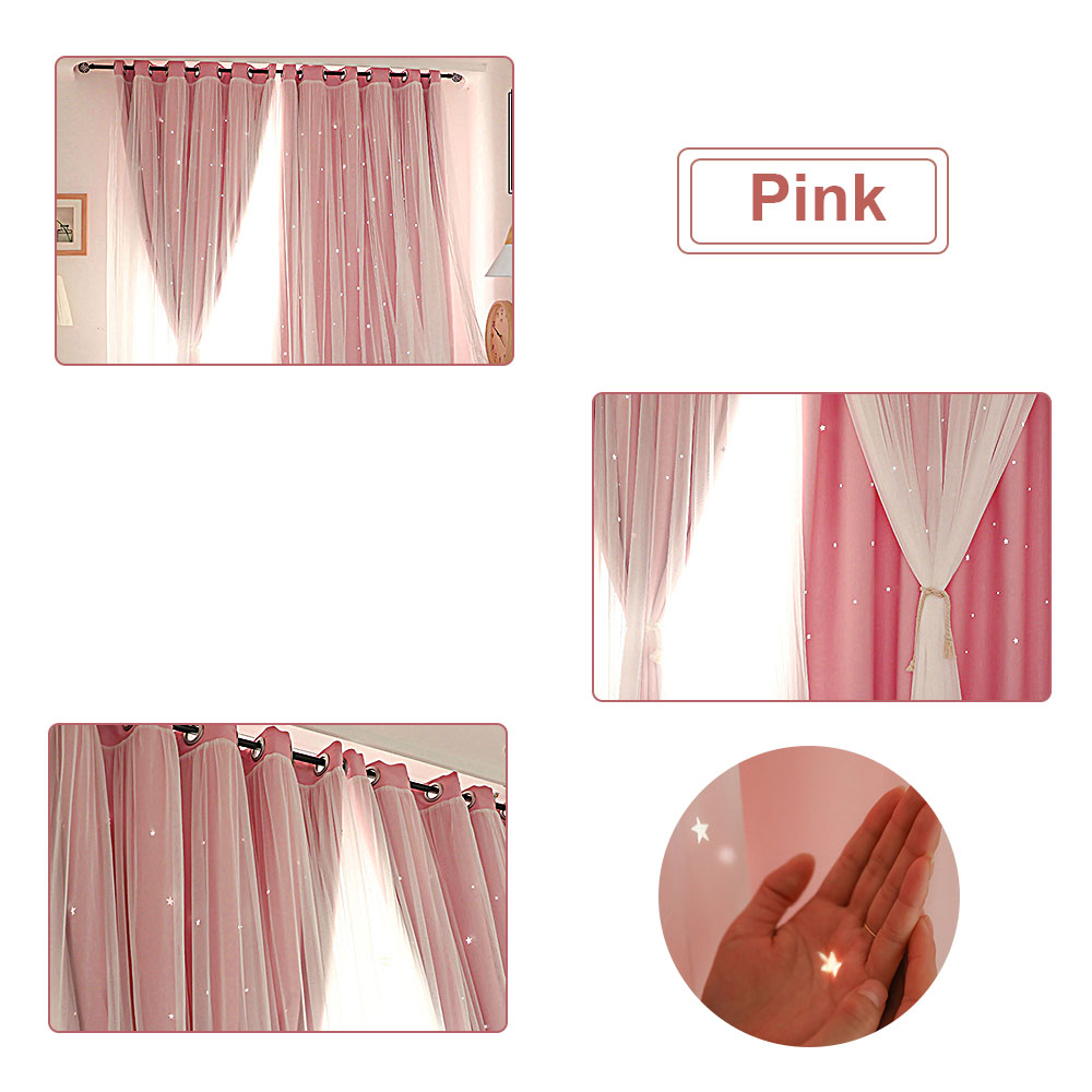 Stars Blackout Curtains Double - Blackout Curtain Thick recension och pris